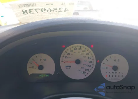 2006 Chrysler Town & Country Lx z USA, uszkodzony, nr VIN 2A4GP44R86R622882